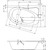 Ванна акриловая Riho LYRA 170x110 см BA6400500000000 L, Размер - мм: 1700х1100 фото 6