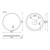 Зеркало Sancos Sfera 70 см SF700 - 4 Зеркало Sancos Sfera 70 см SF700 фото 4