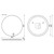 Зеркало Sancos Sfera 80 см SF800 - 4 Зеркало Sancos Sfera 80 см SF800 фото 4