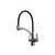 Смеситель для кухни Sancos Eri SC4001GG, сталь/черный фото 