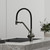Смеситель для кухни Sancos Dora SC4003GG, вороненая сталь/чёрный фото 2
