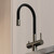 Смеситель для кухни Sancos Lucia SC4004GG, вороненая сталь/чёрный фото 6