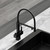 Смеситель для кухни Sancos Moro SC4006MB, чёрный матовый/чёрный фото 4