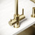 Смеситель для кухни Sancos Vela SC4013BG, брашированное золото фото 6