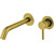 Смеситель для раковины настенный Allen Brau Priority 5.31030-GB (со скрытой частью) золото фото 