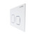 Кнопка смыва Azario NEW-TS AZ-ABS-002-W, белый фото 2