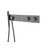 Душевая система для душа с термостатом Boheme ZODIAC 133-SYS-GM (со скрытой частью) графит фото 