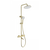 Душевая стойка с термостатом Wonzon & Woghand Stay WW-B3051-A1-BG, золото брашированное фото 