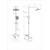 Душевая стойка с термостатом Wonzon & Woghand Inn WW-B3047-A1-CR фото 2