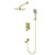 Душевая система для ванны Wonzon & Woghand Fit WW-88939009A-BG, золото брашированное фото 