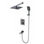 Душевая система для ванны с термостатом Wonzon & Woghand WW-88929003-BGM, тёмный графит брашированный фото 