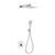Душевая система для душа с термостатом Wonzon & Woghand WW-D2017-B-CR фото 
