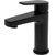 Смеситель для раковины Allen Brau Eclipse 5.E1001-31 (с донным клапаном) чёрный матовый фото 