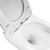 Унитаз подвесной безободковый Azario Rime AZ-1683WHD с быстросъемным сиденьем микролифт (система смыва Торнадо) фото 6