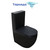 Унитаз-компакт безободковый Azario Cobalt-Black AZ-6089A-MB с быстросъемным сиденьем микролифт (система смыва Торнадо) чёрный матовый фото 