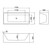 Ванна отдельностоящая Azario Modern 170х75 см AZ-6601-17075 фото 5