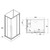 Душевая кабина Loranto 120х80 см CS-3008TM/W-120R, чёрный/прозрачное фото 3