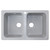 Кухонная мойка Azario Alba CS00105219, серый фото 