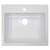 Кухонная мойка Azario Onda CS00105221, белый фото 