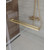 Душевое ограждение Cezares Lux 120x90 см LUX-AH-FS-11-120/90-C-BORO, брашированное золото/прозрачное фото 8