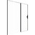 Душевая дверь Allen Brau Priority 160 см 3.31039.BBA (стекло 8 мм) чёрный/прозрачное фото 5