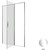 Душевая дверь Allen Brau Priority 140 см 3.31034.00 (стекло 8 мм) серебро браш/прозрачное фото 13