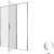 Душевая дверь Allen Brau Priority 160 см 3.31037.00 (стекло 8 мм) хром/прозрачное фото 13