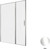 Душевая дверь Allen Brau Priority 160 см 3.31037.00 (стекло 8 мм) хром/прозрачное фото 14