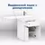 Тумба напольная с раковиной-столешницей Aquanet Токио 120 см R 00237745, белый фото 11