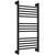Полотенцесушитель водяной Сунержа Богема+ П14 400x860 мм (прямая перемычка) 31-0220-8040, чёрный матовый фото 
