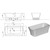 Ванна отдельностоящая Kolpa-San Marilyn FS 180x90 см, белый/черный - 3 Ванна отдельностоящая Kolpa-San Marilyn FS 180x90 см, белый/черный фото 3