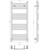 Полотенцесушитель водяной Сунержа Аркус П16 400x1000 мм 30-0251-1040, белый матовый фото 3