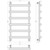 Полотенцесушитель водяной Сунержа Атлант П6 500x1060 мм 00-0226-1050, хром фото 3