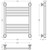 Полотенцесушитель водяной Сунержа Богема+ П8 400x560 мм (прямая перемычка) 071-0220-5040, сатин фото 3
