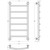 Полотенцесушитель водяной Сунержа Галант+ П6 400x860 мм 022-0200-8040, шампань матовый фото 3