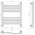 Полотенцесушитель водяной Сунержа Флюид+  П10 600x660 мм 00-0222-6050, хром фото 3