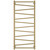 Полотенцесушитель водяной Сунержа Сирокко П12 500x1200 мм 032-0253-1250, золото матовое фото 2