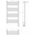 Полотенцесушитель электрический Сунержа Богема 3.1 с полкой П16 500x1120 мм 30-6007-1050 R, белый матовый фото 4