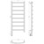 Полотенцесушитель электрический Сунержа Галант 3.1 П8 400x1120 мм 071-6000-1040 L, сатин фото 4