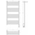 Полотенцесушитель электрический Сунержа Богема 3.1 с полкой П20 600x1320 мм 071-6007-1260 R, сатин фото 4