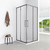 Душевое ограждение Loranto 100x100 см CS-AB01GG-100, серый матовый/прозрачное фото 2
