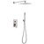 Душевая система для душа Abber Daheim AF8219SP (со скрытой частью) сатин фото 