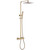 Душевая стойка с термостатом Abber Daheim AF8260GL, золото матовое фото 