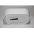 Ванна отдельностоящая Abber Stein 160x70 см AS9626, белый матовый фото 8