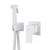 Набор для гигиенического душа Abber Daheim AF8225W (со скрытой частью) белый матовый фото 