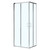 Душевое ограждение Azario VIENNA 100х100 см AZ-R36-100-CH-CL, хром/прозрачное фото 