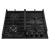 Газовая варочная поверхность Maunfeld EGHG.64.73CB2/G (чёрное стекло) фото 6