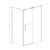 Душевое ограждение Azario Vancouver AZ-NKF1131 R 120х90 см (стекло 8 мм) алюминий/прозрачное фото 3