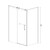 Душевое ограждение Azario Vancouver AZ-NKF1131 L 120х80 см (стекло 8 мм) алюминий/прозрачное фото 4