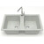 Кухонная мойка Azario Elmas CS00078335, светло-серый, Цвет производителя: светло-серый фото 2